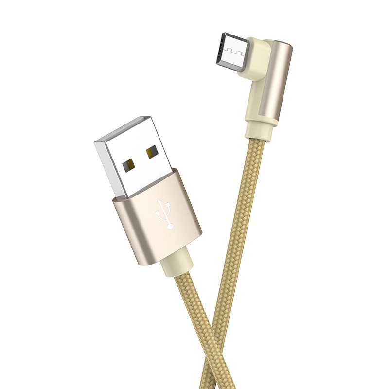 Cáp sạc chữ L Borofone BX26 cổng Micro-USB / Lightning / Type-C max 2.4A (Màu ngẫu nhiên) - Nhất Tín Computer