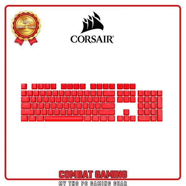 Bộ nút thay thế Corsair Keycap PBT Double-Shot PRO (Origin Red/Origin Pink)