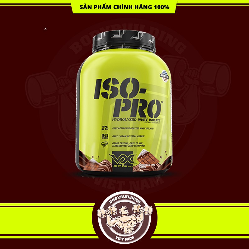 ISO PRO 5LBS - SỮA WHEY HYDROLYZED PROTEIN TINH KHIẾT (5 LBS)