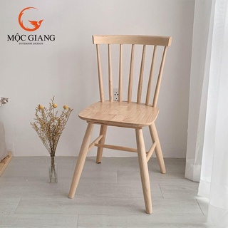 Ghế Gỗ Rio Chất Liệu Gỗ Cao Su Tự Nhiên