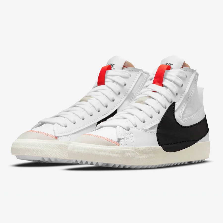 Giày Nike Blazer Mid 77 Jumbo 🔴Chính Hãng🔴Giày Thể Thao Nike Mid Blazer Cổ Cao Trắng Đen Chuẩn Auth  - Simple Sneaker