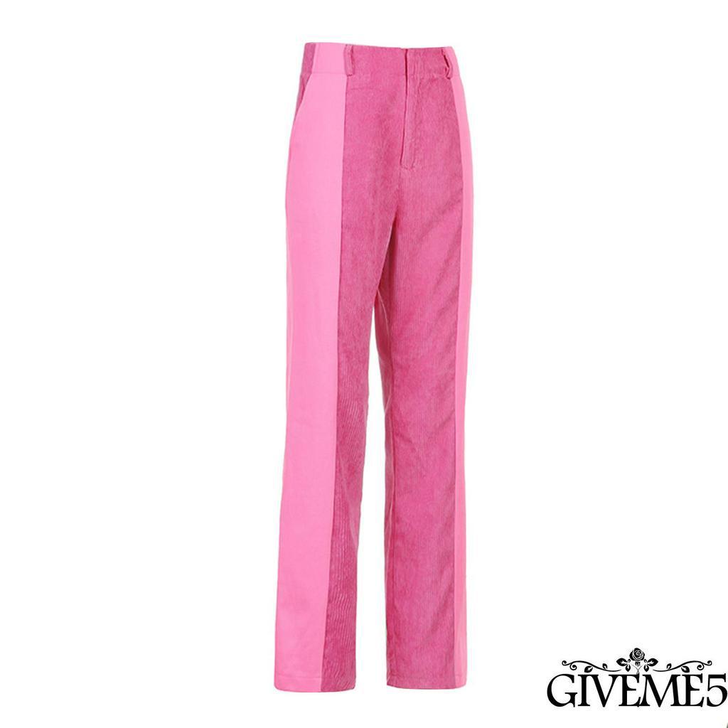 Quần dài lưng cao ống đứng thời trang Hàn Quốc dành cho nữ