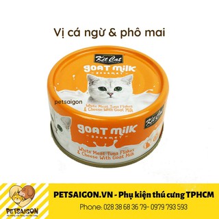 Pate Cho Mèo KitCat Sữa Dê Lon 70G