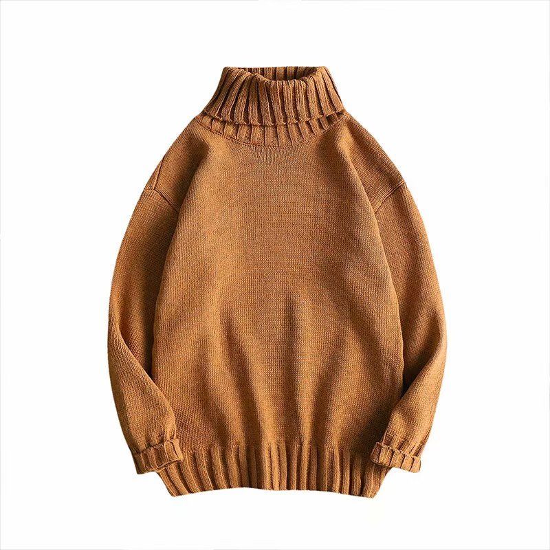 Áo Sweater Cổ Lọ Dáng Rộng Dày Dặn Phong Cách Hàn Quốc Cho Nam Giới | BigBuy360 - bigbuy360.vn