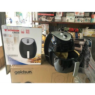 [HÀNG SIÊU TỐT] Nồi chiên không dầu Hongxin 8L siêu khổng lồ, siêu bền, nướng siêu ngon