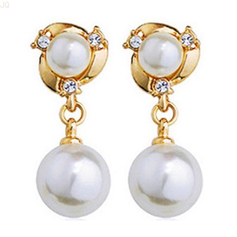 Bông Tai Bạc 925 Đính Ngọc Trai Tự Nhiên Thời Trang Dành Cho Nữ