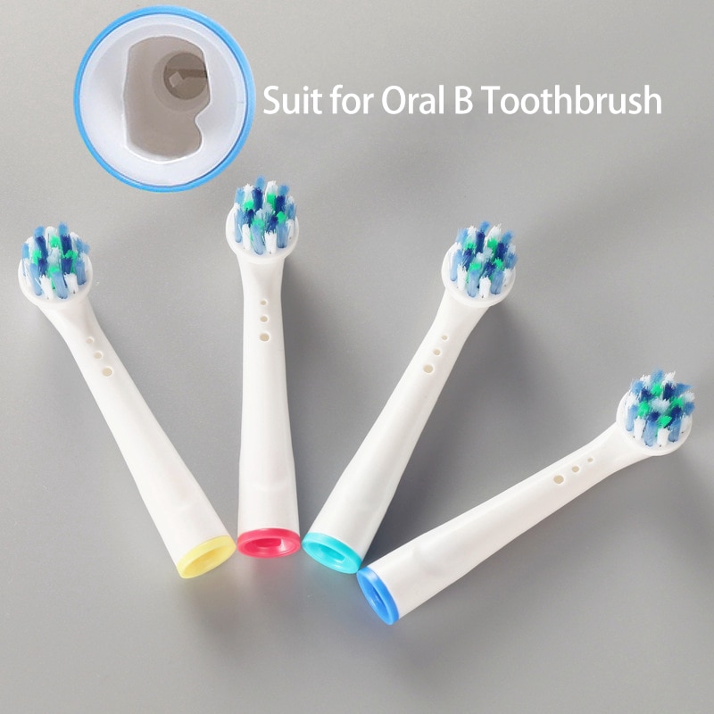 ORAL-B Bộ 4 Đầu Bàn Chải Đánh Răng Điện Mềm Mại Phụ Kiện Cao Cấp Cho Oral B
