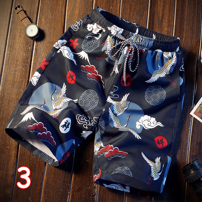 Quần ngắn đi biển có họa tiết in thời trang cho nam | BigBuy360 - bigbuy360.vn