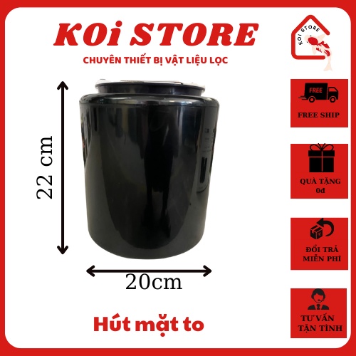 Hút mặt hồ Koi TOP SKIMMER hàng đúc chất liệu nhựa ABS sử dụng ống phi 48, 60 kích thước to