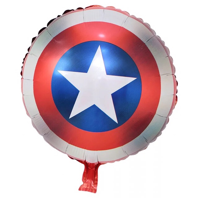 Bong bóng hình siêu anh hùng / người sắt / captain america / người nhện dễ thương 60cm x 35cm