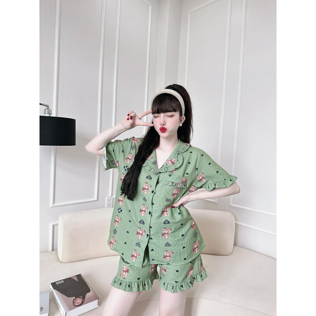 Đồ Bộ Bigsize Đùi Đũi Xốp 50-100kg Mặc Nhà Cho Nàng Múp