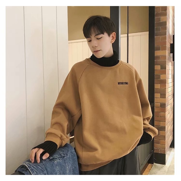 Áo Sweater dáng rộng giả nhiều lớp thời trang mùa đông cho nam | BigBuy360 - bigbuy360.vn