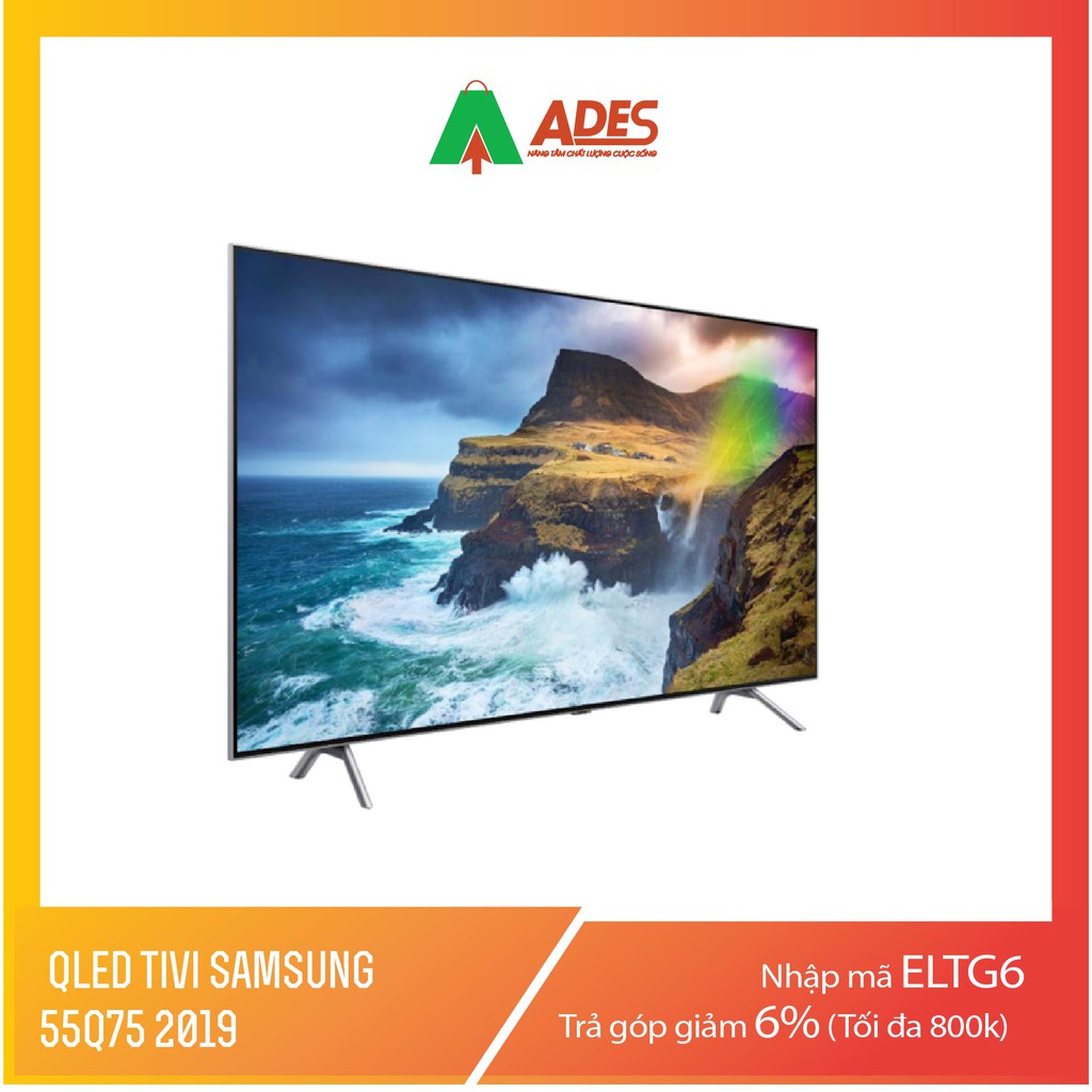 QLED Tivi Samsung 55Q75 2019, 55 inch, 4K HDR, Smart TV