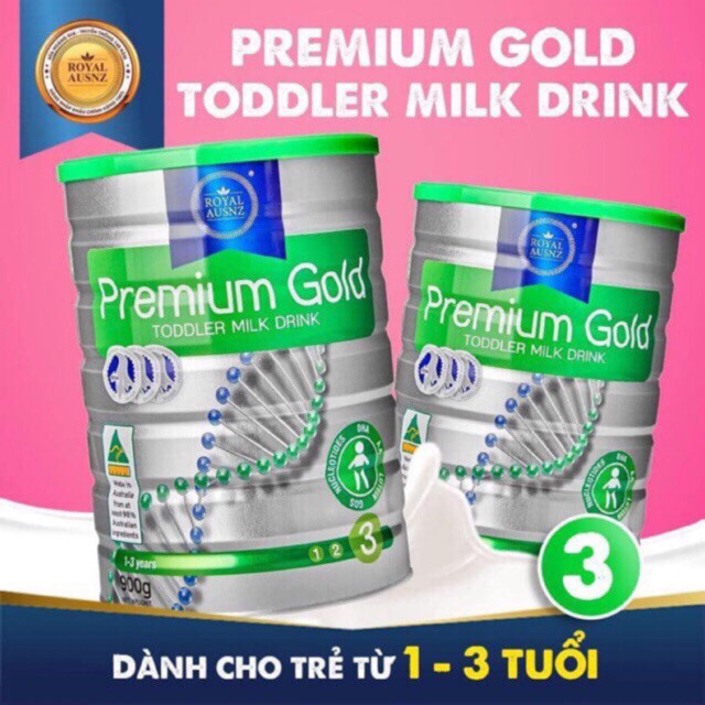 [Giảm 30K Nhập SUABIM30K ] Sữa Hoàng Gia Úc Premium Gold 3 (900g)