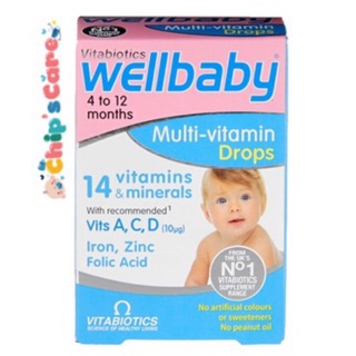 Vitamin tổng hợp Wellbaby vitamin drops cho bé từ 4 tháng