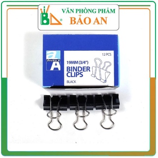 Kẹp Bướm 19mm Double A Sản phẩm gồm 12 chiếc,sử dụng cho nhiều mục đích khác nhau