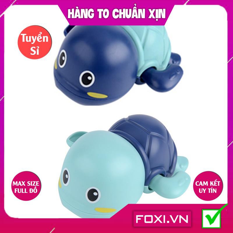 [FREESHIP HÀNG ĐẸP] Rùa bơi trong nước ngộ nghĩnh cho bé-Đồ chơi nhà tắm Foxi-Có dây cót-Nhiều màu- Đáng yêu