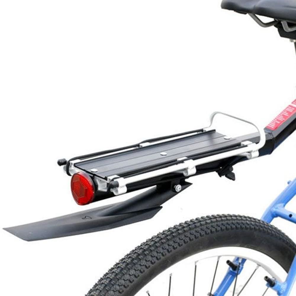 Gác Baga nhôm xe đạp có chắn bùn bắt cọc yên 2 trong 1