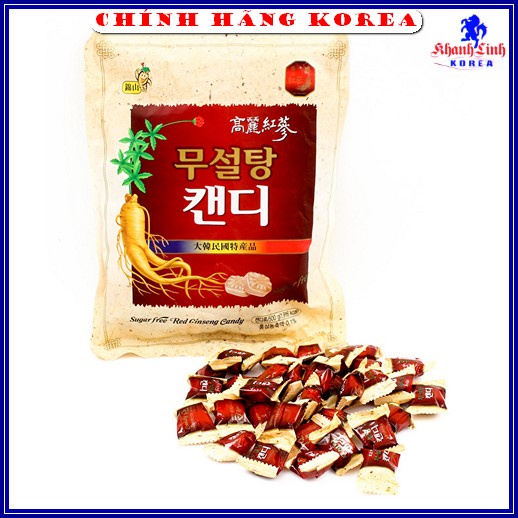 Kẹo Sâm Không Đường Hàn Quốc Cao Cấp, Gói 500gr