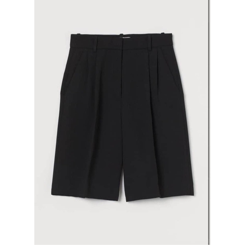 Quần short nữ ống rộng cạp cao lưng cao ZENA vải tuyết mưa Q142