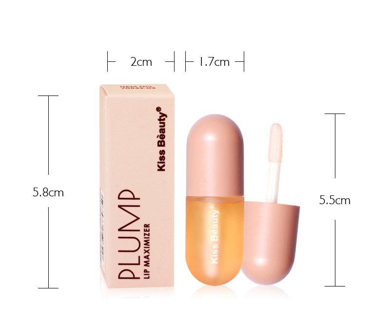 [Hàng mới về] Son bóng Kiss Beauty dạng lỏng dưỡng ẩm căng mọng môi lâu trôi dung tích 3ml