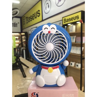 Quạt Doraemon mini để bàn sạc cổng usb