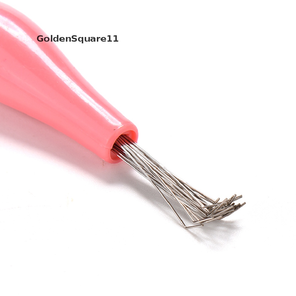 [Goldsquare11] Dụng Cụ Vệ Sinh Lược Chải Tóc Tay Cầm Nhựa Màu Hồng