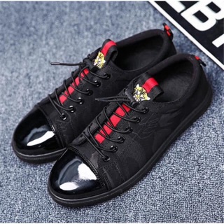 Giày Sneaker Đen Nam Cổ Thấp