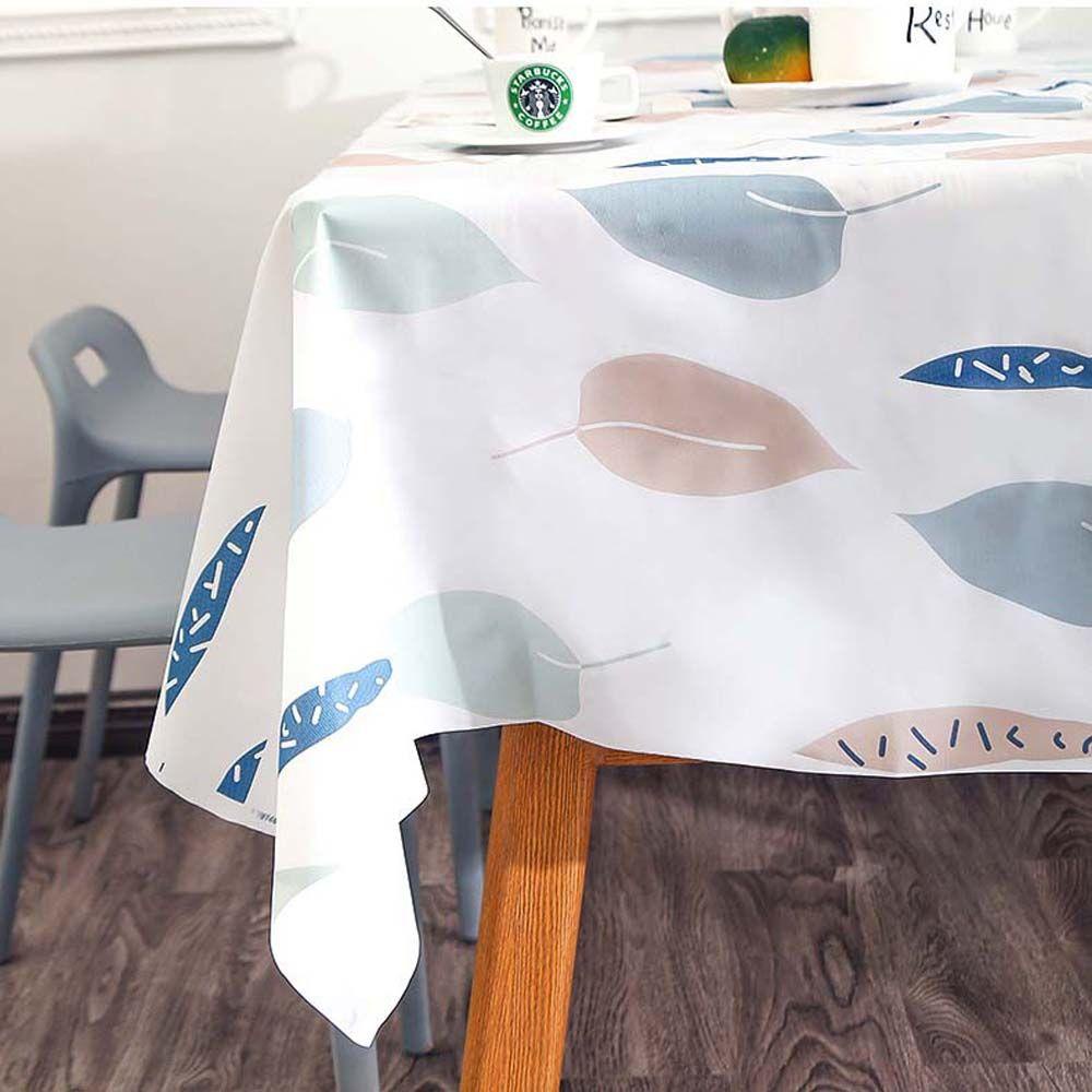 Khăn Trải Bàn Ăn Bằng PVC Chống Dầu Chống Bẩn Có Thể Giặt Sạch Trang Trí Nhà Bếp