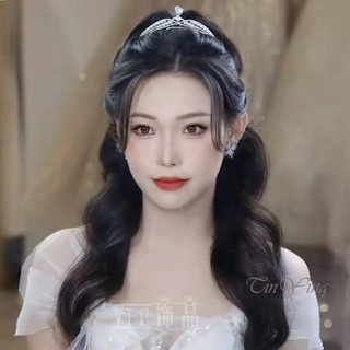 GETNOIVAS  Vương miện cài tóc đính đá sang trọng thanh lịch cho cô dâu