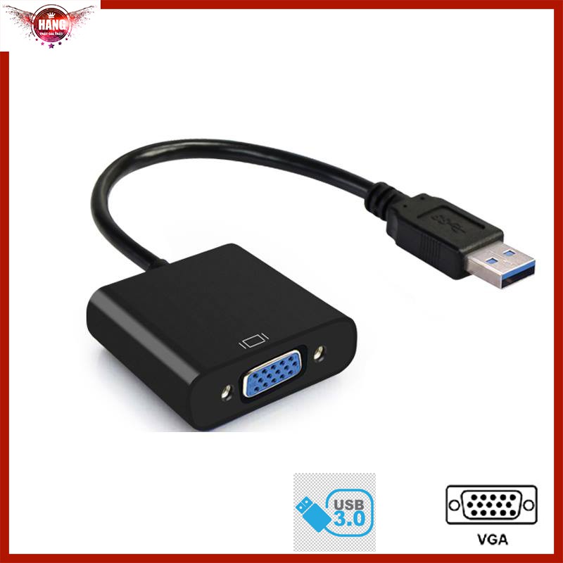 Cáp Chuyển Đổi USB 3.0 Sang VGA, USB to VGA - dùng cho laptop, máy tính | BigBuy360 - bigbuy360.vn