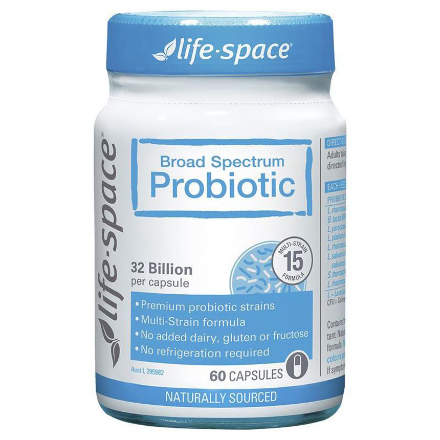 Men vi sinh Úc-Life Space Broad Spectrum Probiotic 60 viên