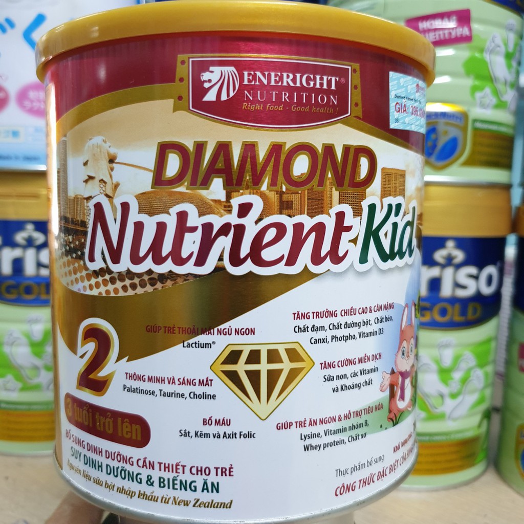 Combo 3 lon Sữa Diamond Nutrient Kid 2 700g Date 2022