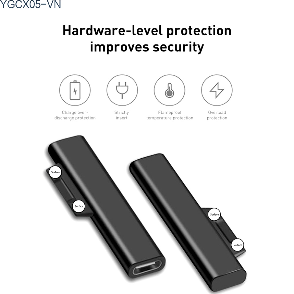 Đầu Chuyển Đổi Cổng Sạc Usb Type C Cho Microsoft Surface Pro 3 4 5 6 Go Surface Book | BigBuy360 - bigbuy360.vn