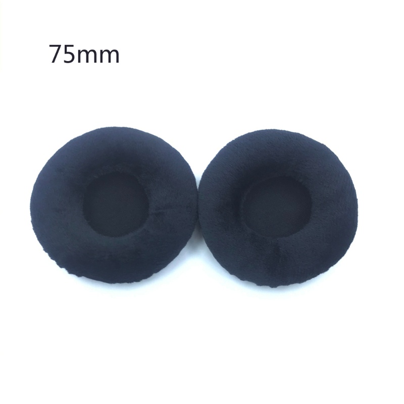 chin 1Pair Velvet Universal Headphone Cushions Ear Pads Cushion 70mm 90mm 60mm-110mm For All Earphone Headphones