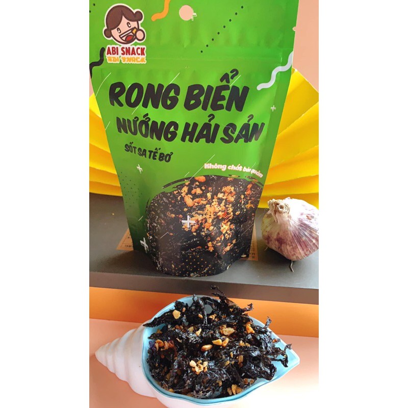 [SẴN SLL][FREE SHIP đơn 50k] RONG BIỂN HẢI SẢN SỐT SA TẾ BƠ ABI ĐƠN HÀNG 5 BỊCH BẤT KỲ TẶNG 1 MÓC KHOÁ CUTE