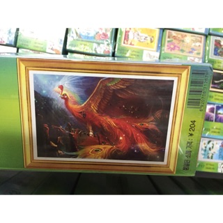 Tranh đính đá phượng hoàng lửa h268