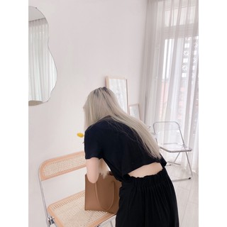 Tracy dress- Đầm đen hở lưng- Remmus.vn