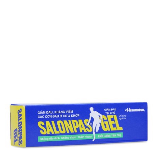 Salonpas gel (HISAMITSU) - Gel xoa bóp, massage giúp giảm đau cơ, khớp, đau lưng, bầm tím và bong gân