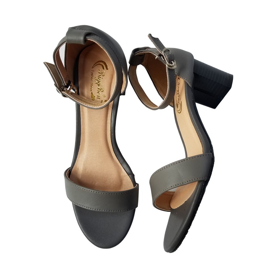 Giày Sandal Cao Gót Nữ Da Bò BIGGBEN HKD275