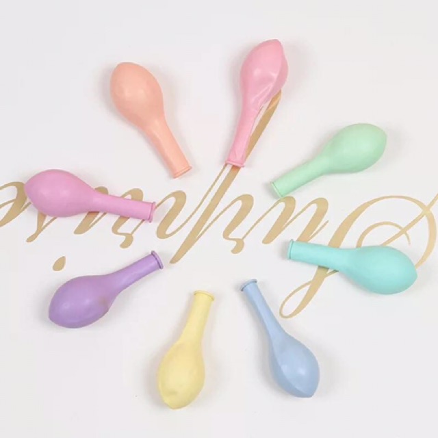 ( HÀNG CHÍNH HÃNG) BÓNG TRÒN MÀU PASTEL - BÓNG MACARON SIZE 10&quot;