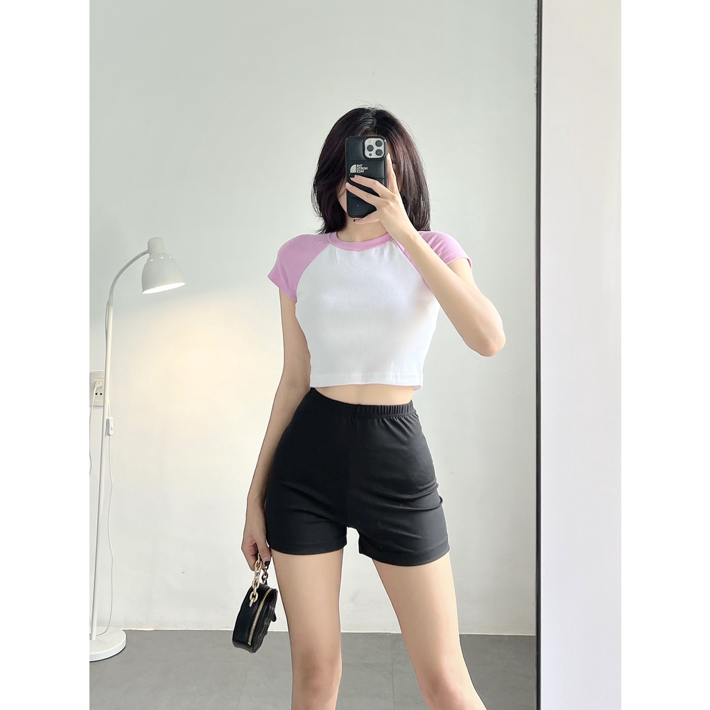 Áo raglan tay ngắn (NEW COLOR)
