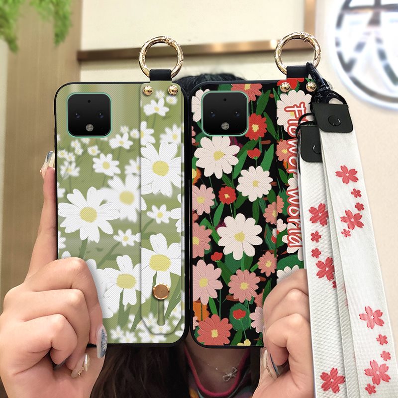 Ốp Điện Thoại Mềm Chống Va Đập Chống Thấm Nước Có Dây Đeo Cho Google Pixel 4