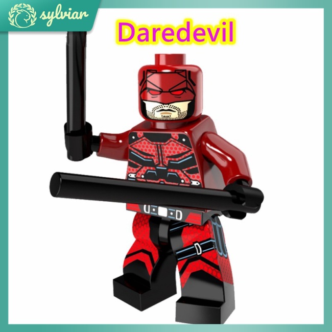 Đồ chơi trẻ em Lắp Ráp Lego Mini Hình Marvel Daredevil Kingpin Iron Fist