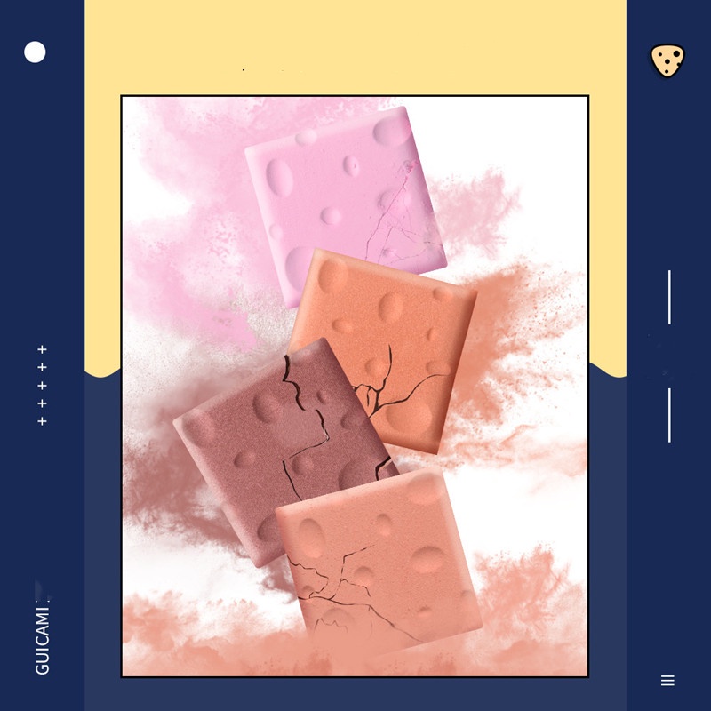 [Hàng mới về]Phấn má hồng GUICAMI sắc tố cao màu tự nhiên mềm và mịn bền màu lâu trôi dễ sử dụng không bết dính | BigBuy360 - bigbuy360.vn