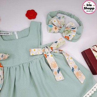 Váy bé gái ☘️ đầm sát nách Iris Shopp