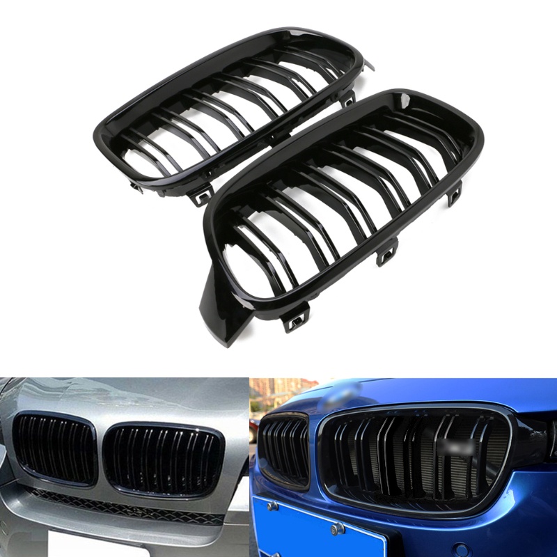 1 Cặp Lưới Tản Nhiệt Màu Đen Gắn Mui Xe Bmw 3-series F30 F31 F35 2012-2016 Mới | BigBuy360 - bigbuy360.vn