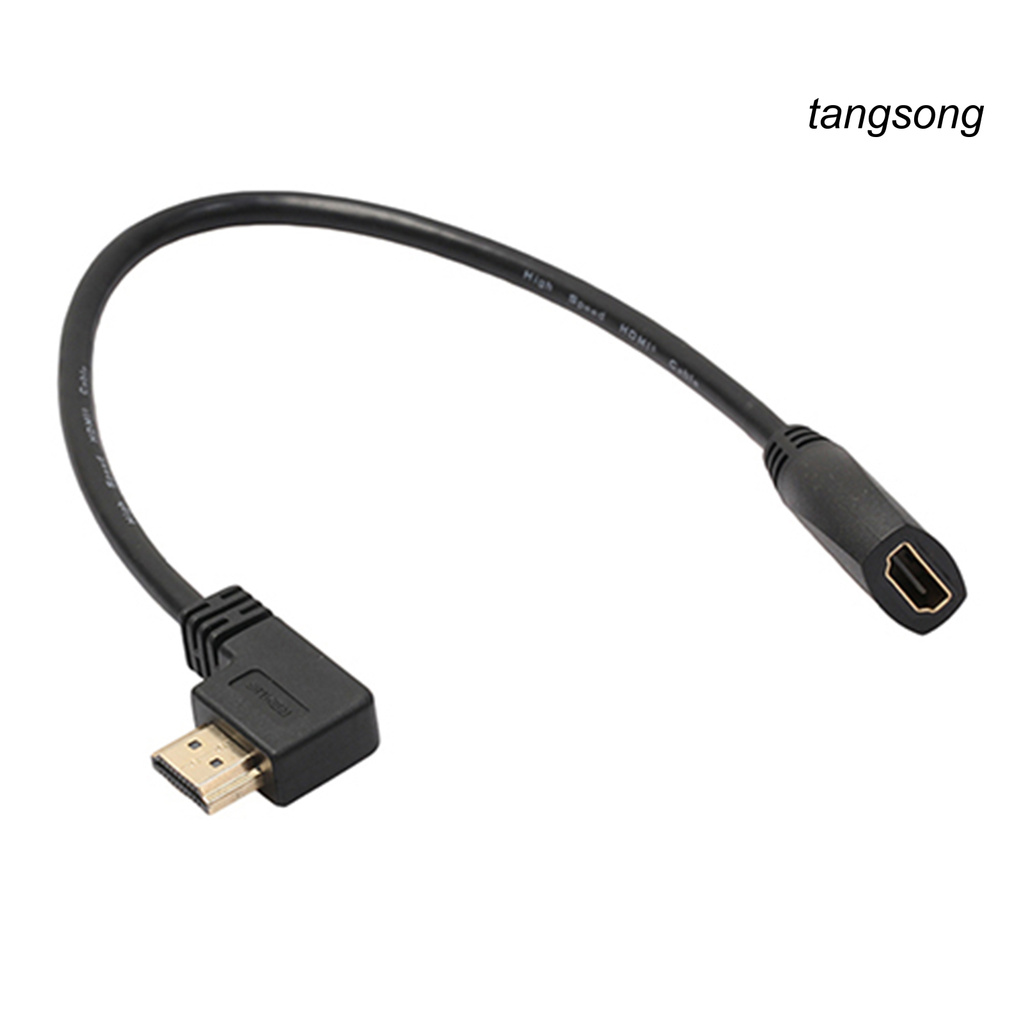 Cáp Chuyển Đổi Ts-90 Độ Sang Hdmi-Compatible Male Sang Hdmi-Compatible Female