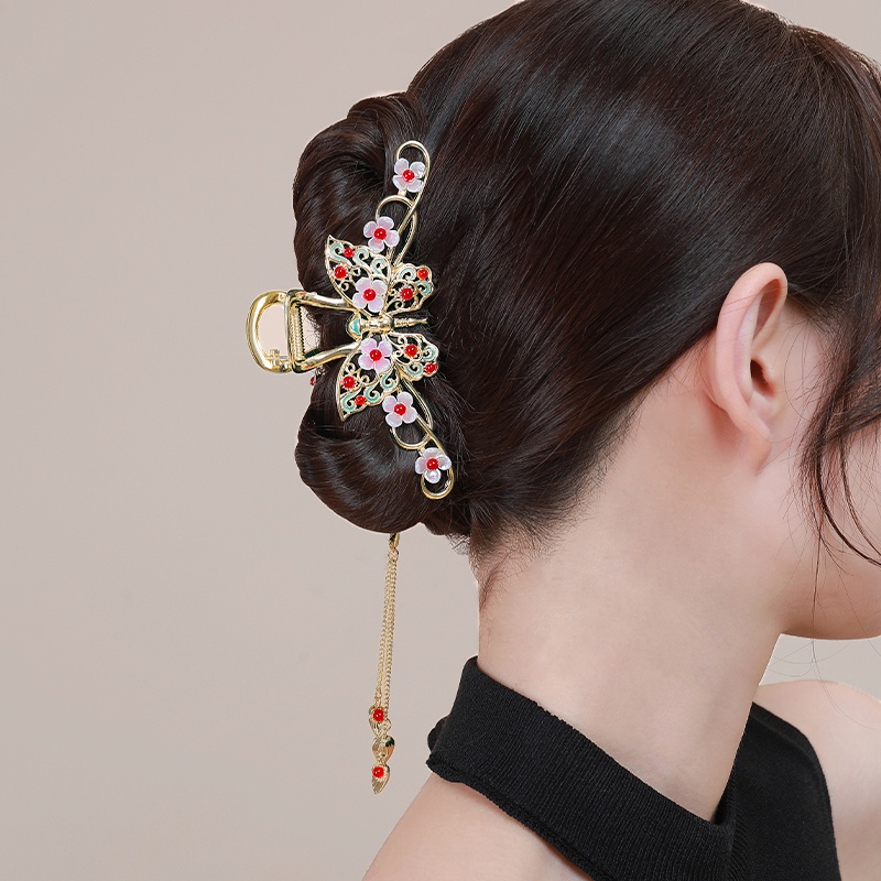 Kẹp Tóc Hình Hoa Đính Ngọc Trai Thời Trang Cho Nữ