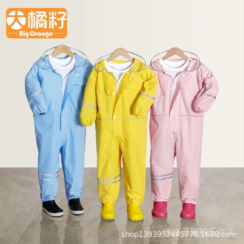 Áo Mưa Toàn Thân Chống Thấm Nước Bảo Vệ Toàn Thân Cho Bé